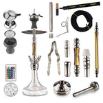 Alligator Bingo Edelstahl Gold Shisha