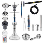 Alligator Bingo Edelstahl Blau Shisha