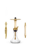 Ocean Kaif S Gold White Clear Shisha